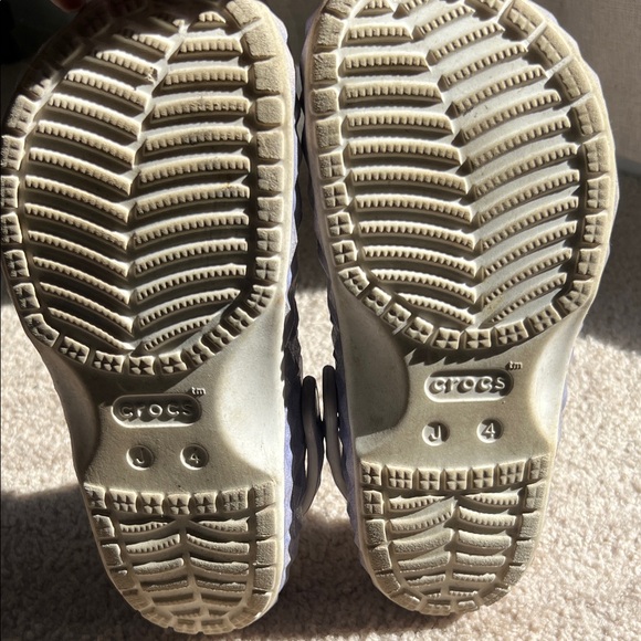 CROCS Kids' Iridescent Purple Clogs - Picture 7 of 8